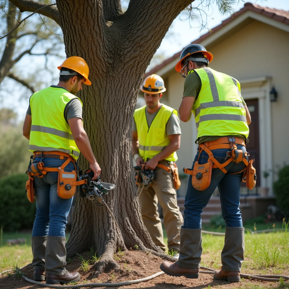 Safety protocols and rigging during San Antonio Tree Care Calendar: Month-by-Month for Homeowners
