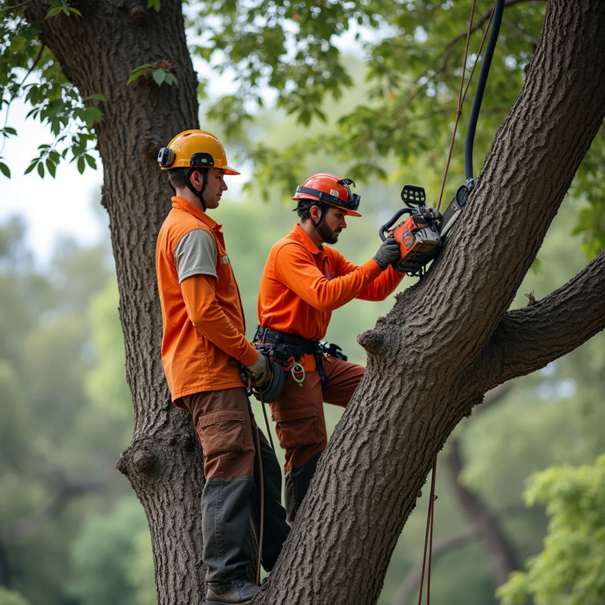 Safety protocols and rigging during Do You Need a Permit to Remove a Tree in San Antonio?
