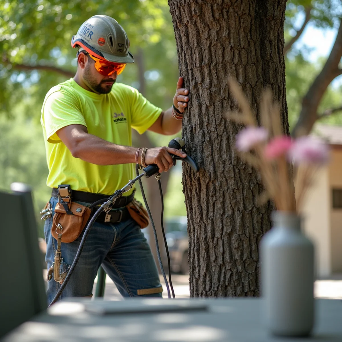 Certified arborist technique and preventative tree maintenance for Sidewalk, Street and Sign Clearance: Tree Code Basics for San Antonio Properties