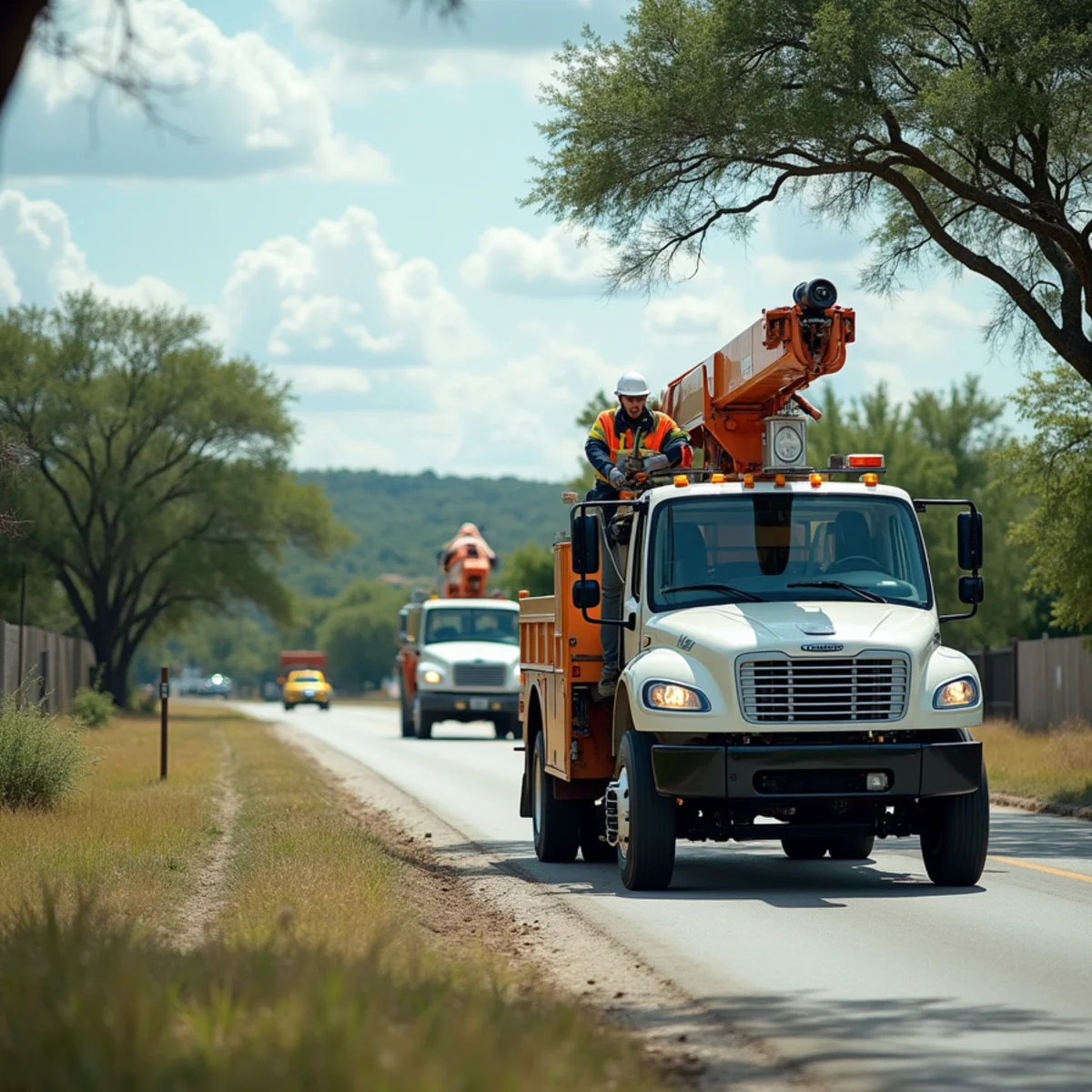 Tree service coverage map and mobile dispatch across Greater San Antonio